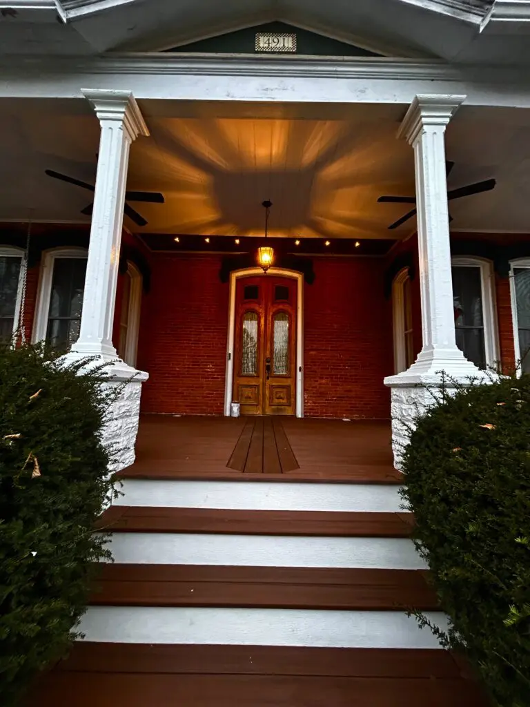 Newly finished porch with TimberTech Decking